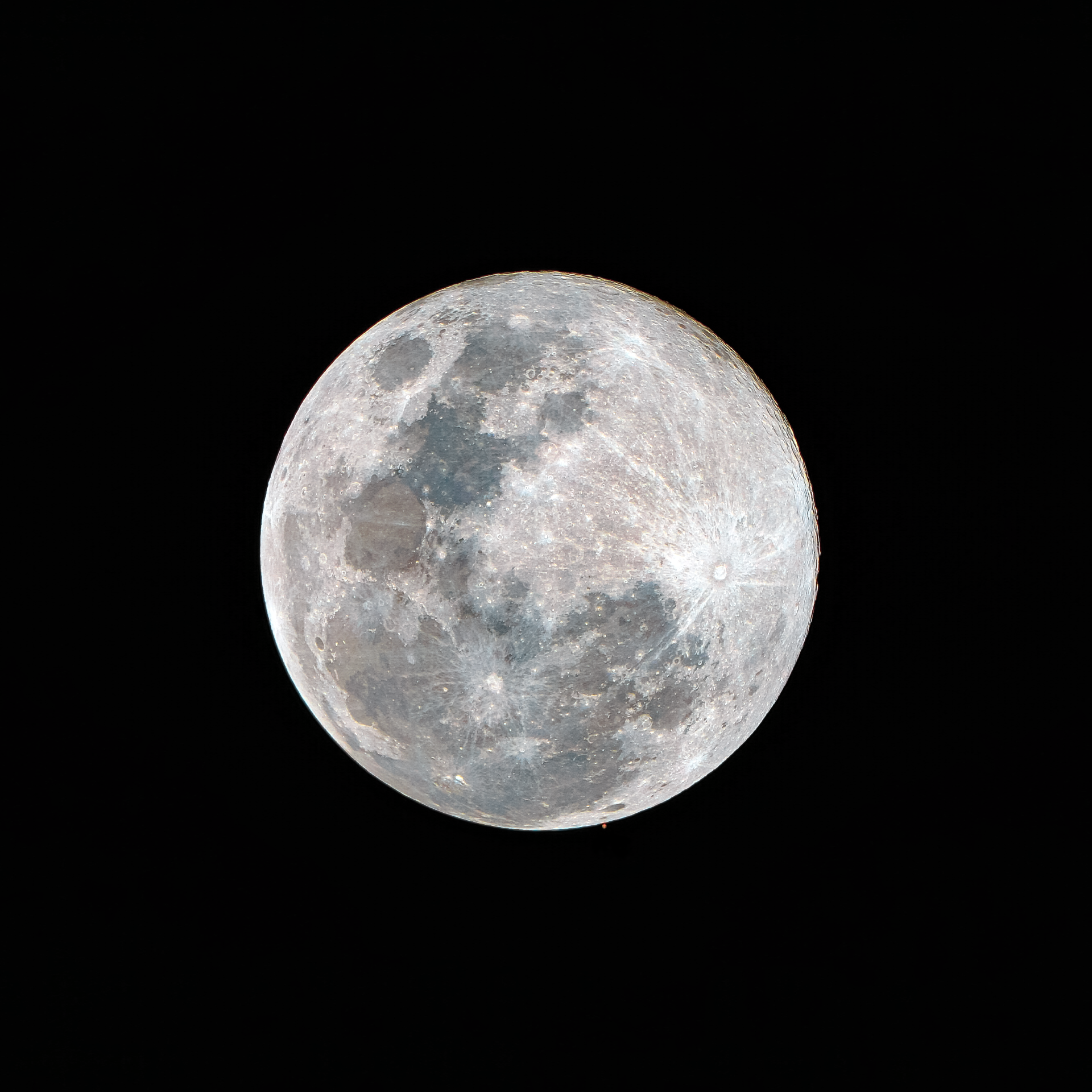 Detailed surface of the Moon