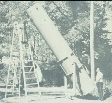 The original Lake Erie Astronomy Project telescope