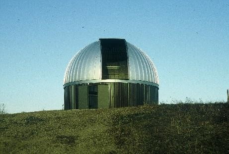 The newly completed Warren Rupp Observatory dome