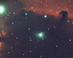 The Horsehead Nebula by Bruce Taylor <br> ZWO Seestar s50 telescope <br> 369 stacked images of 10 sec. ea. taken over 2hrs, 35min <br> March 4, 2024