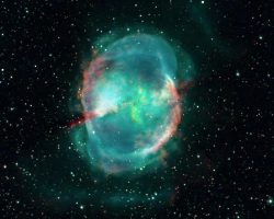M27 / Dumbbell Nebula By Bob Rossiter <br> AT115EDT with .8 reducer <br>Camera ZWO 2600mc pro guided with ZWO ASIair <br>ZWO AM5 mount <br>29-180 sec. exposures (1:27 hrs)